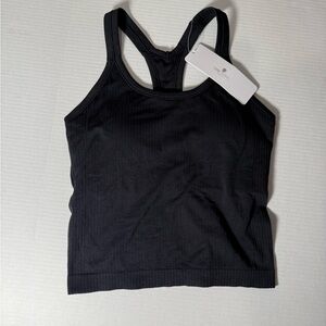 CRZ YOGA Black Racerback Tank